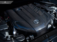 Kies-Motorsports AutoTecknic USA AutoTecknic Carbon Fiber Engine Cover - A90 Supra
