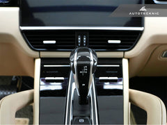 Kies-Motorsports AutoTecknic USA AutoTecknic Carbon Fiber Exclusive Design Shift Lever - Porsche 971 Panamera | 9Y0 Cayenne