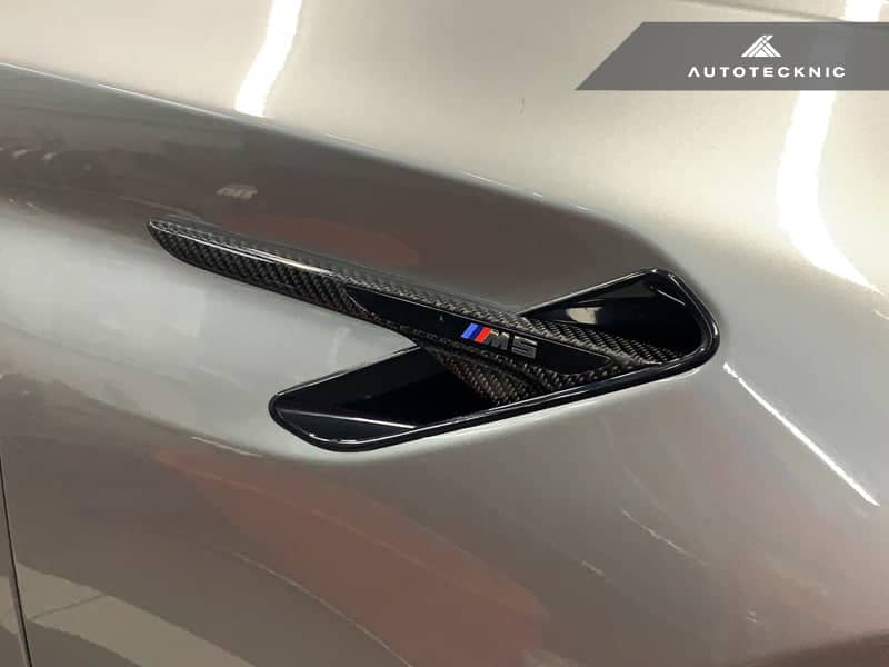 Kies-Motorsports AutoTecknic USA AutoTecknic Carbon Fiber Fender Trim - F90 M5