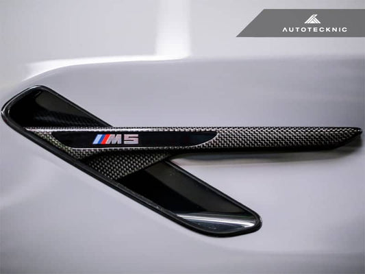 Kies-Motorsports AutoTecknic USA AutoTecknic Carbon Fiber Fender Trim Set - F90 M5