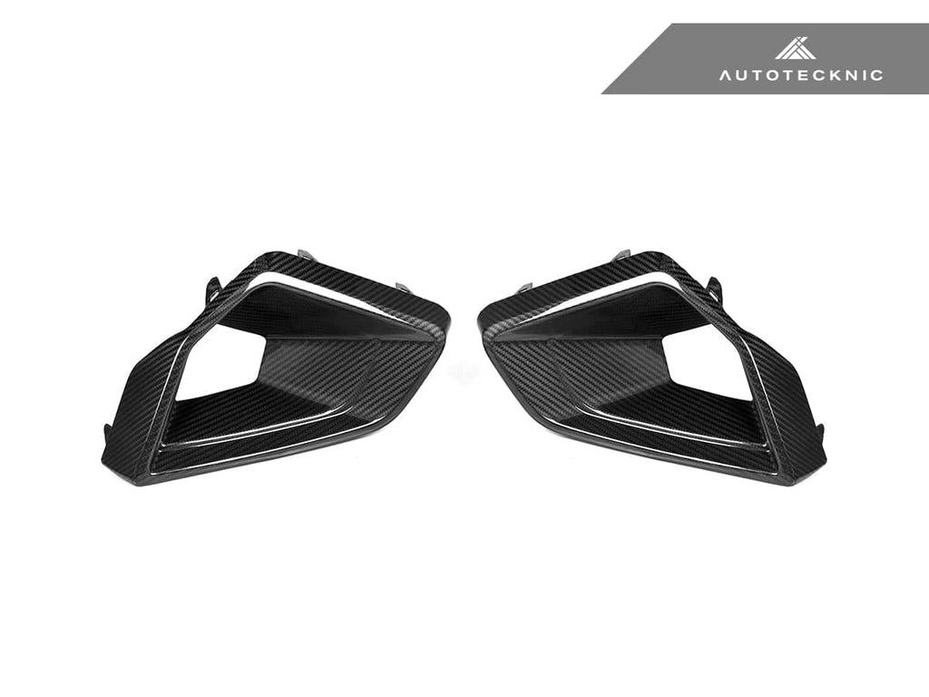 Kies-Motorsports AutoTecknic USA AutoTecknic Carbon Fiber Front Bumper Air Vent Set - G05 X5 M-Sport LCI G05 X5 M-Sport LCI