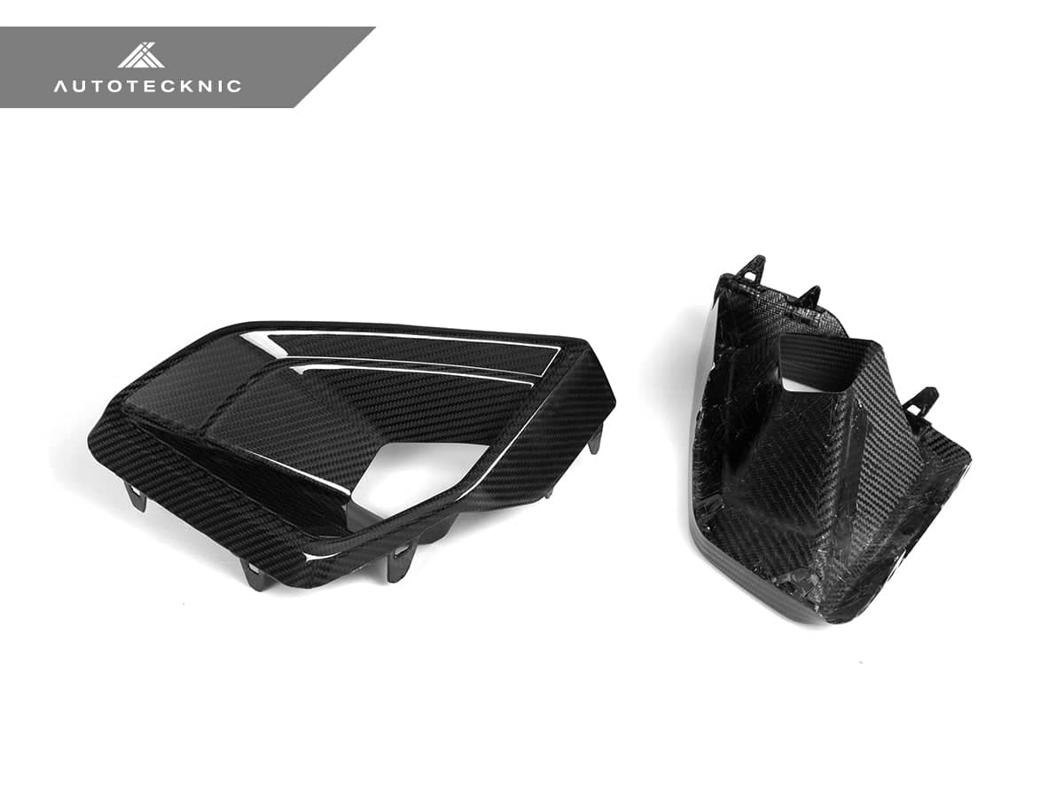 Kies-Motorsports AutoTecknic USA AutoTecknic Carbon Fiber Front Bumper Air Vent Set - G05 X5 M-Sport LCI G05 X5 M-Sport LCI