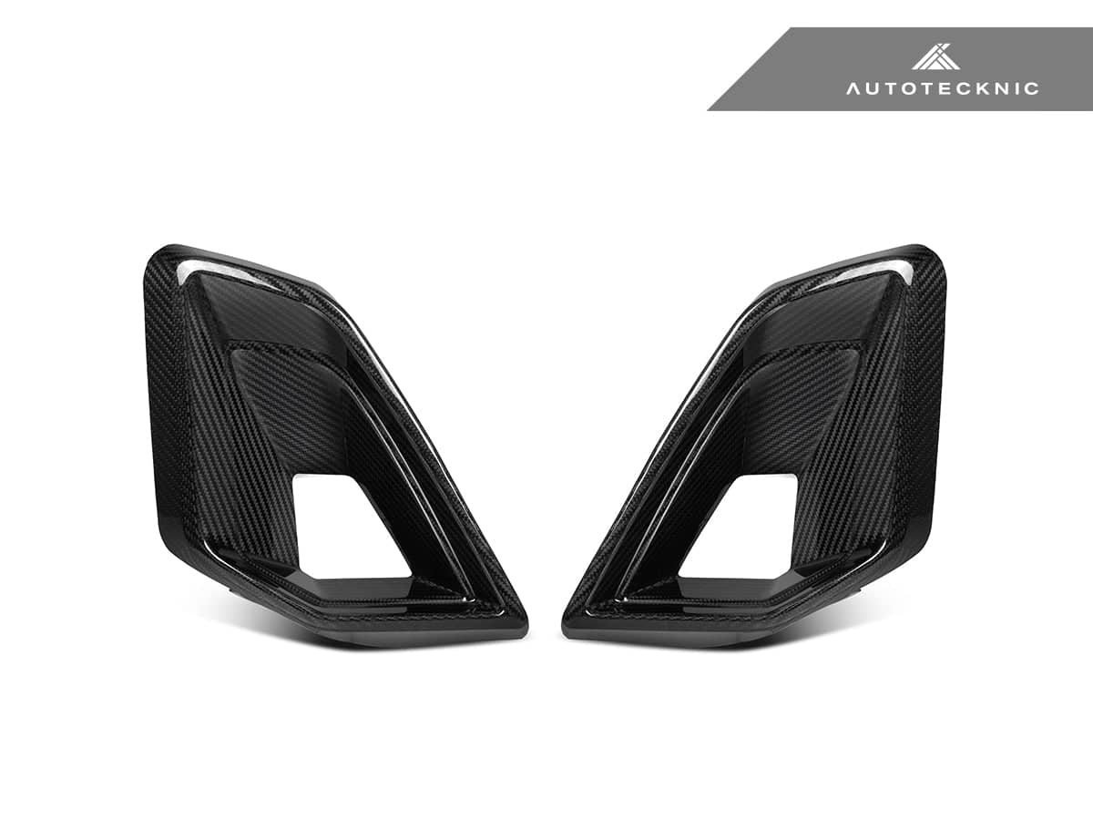 Kies-Motorsports AutoTecknic USA AutoTecknic Carbon Fiber Front Bumper Air Vent Set - G05 X5 M-Sport LCI G05 X5 M-Sport LCI