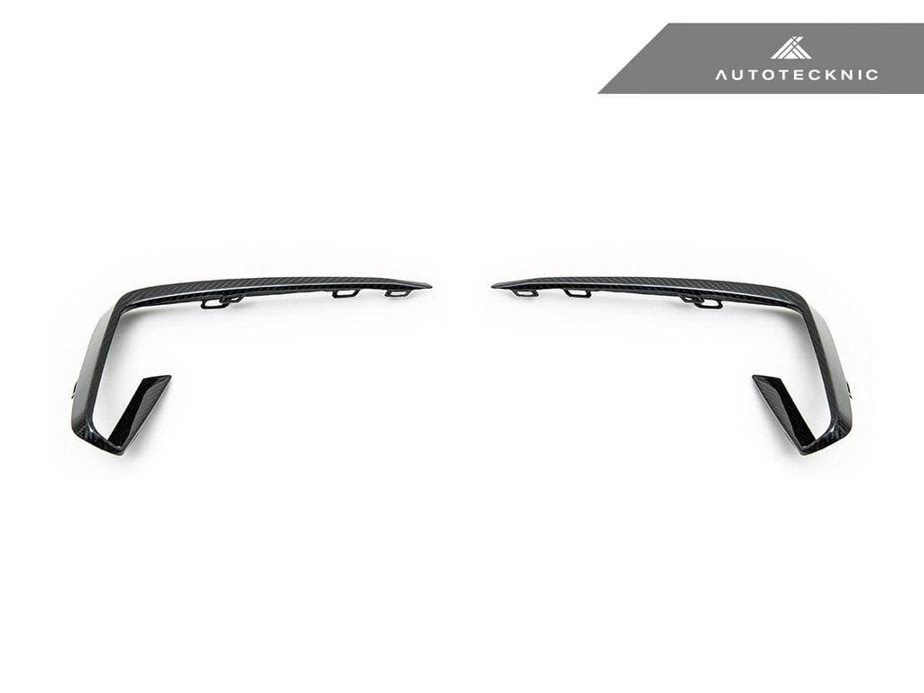Kies-Motorsports AutoTecknic USA AutoTecknic Carbon Fiber Front Bumper Trim Set - BMW G01 X3 | G02 X4 M40I Pre-LCI