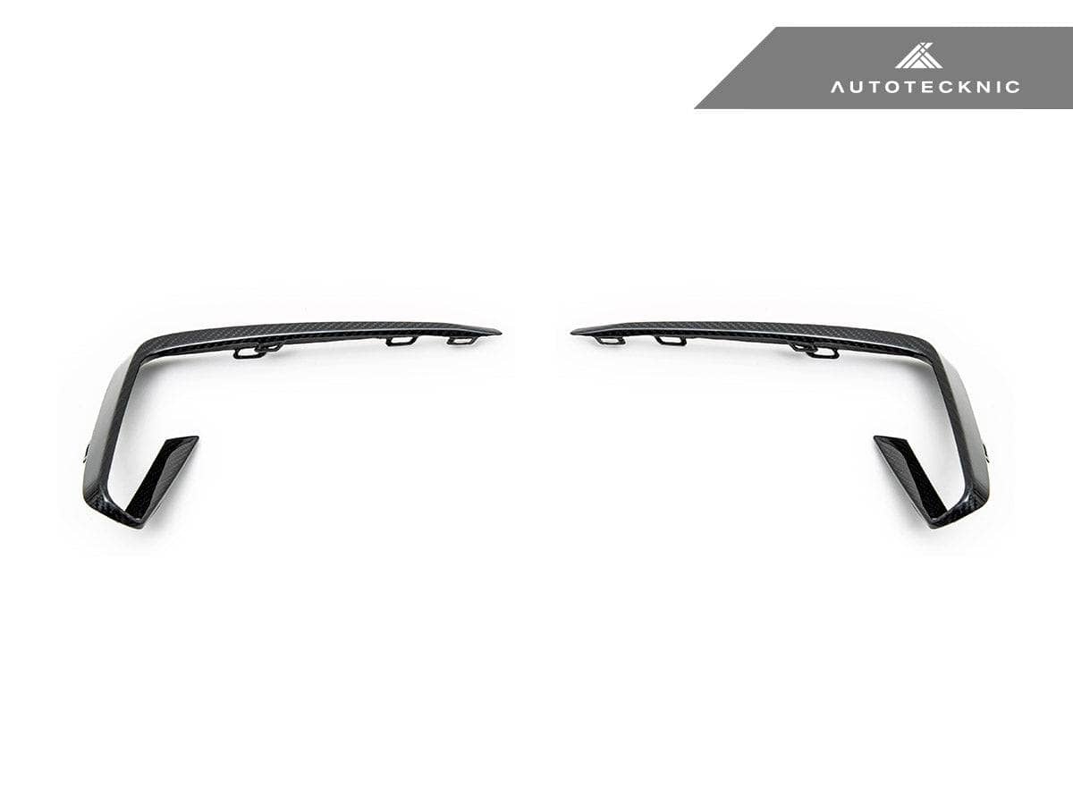 Kies-Motorsports AutoTecknic USA AutoTecknic Carbon Fiber Front Bumper Trim Set - BMW G01 X3 | G02 X4 M40I Pre-LCI
