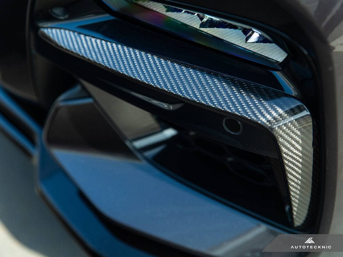 Kies-Motorsports AutoTecknic USA AutoTecknic Carbon Fiber Front Bumper Trim Set - G01 X3 | G02 X4 M40I Pre-LCI