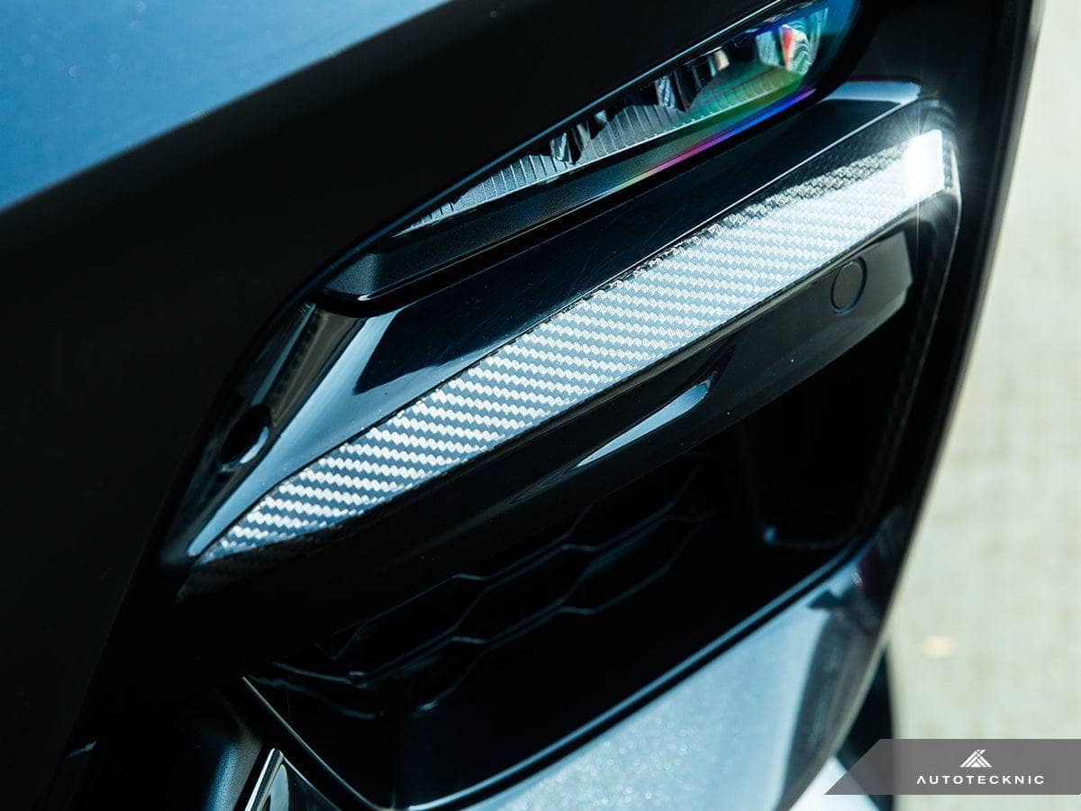 Kies-Motorsports AutoTecknic USA AutoTecknic Carbon Fiber Front Bumper Trim Set - G01 X3 | G02 X4 M40I Pre-LCI