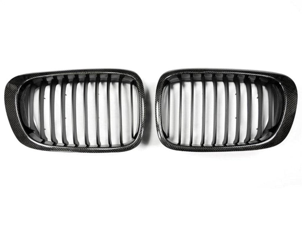 Kies-Motorsports AutoTecknic USA AutoTecknic Carbon Fiber Front Grille Set - BMW E46 3-Series Coupe Pre-Facelift | M3