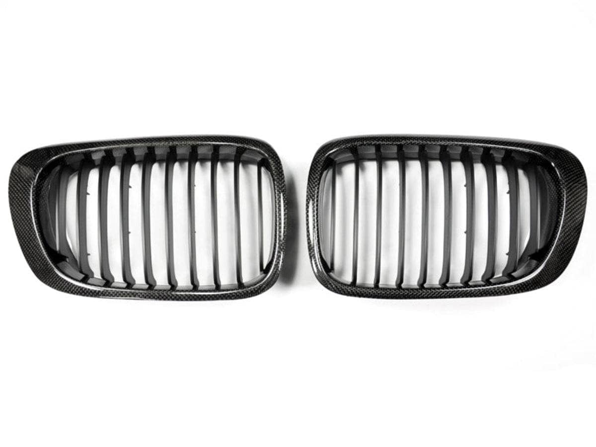 Kies-Motorsports AutoTecknic USA AutoTecknic Carbon Fiber Front Grille Set - BMW E46 3-Series Coupe Pre-Facelift | M3