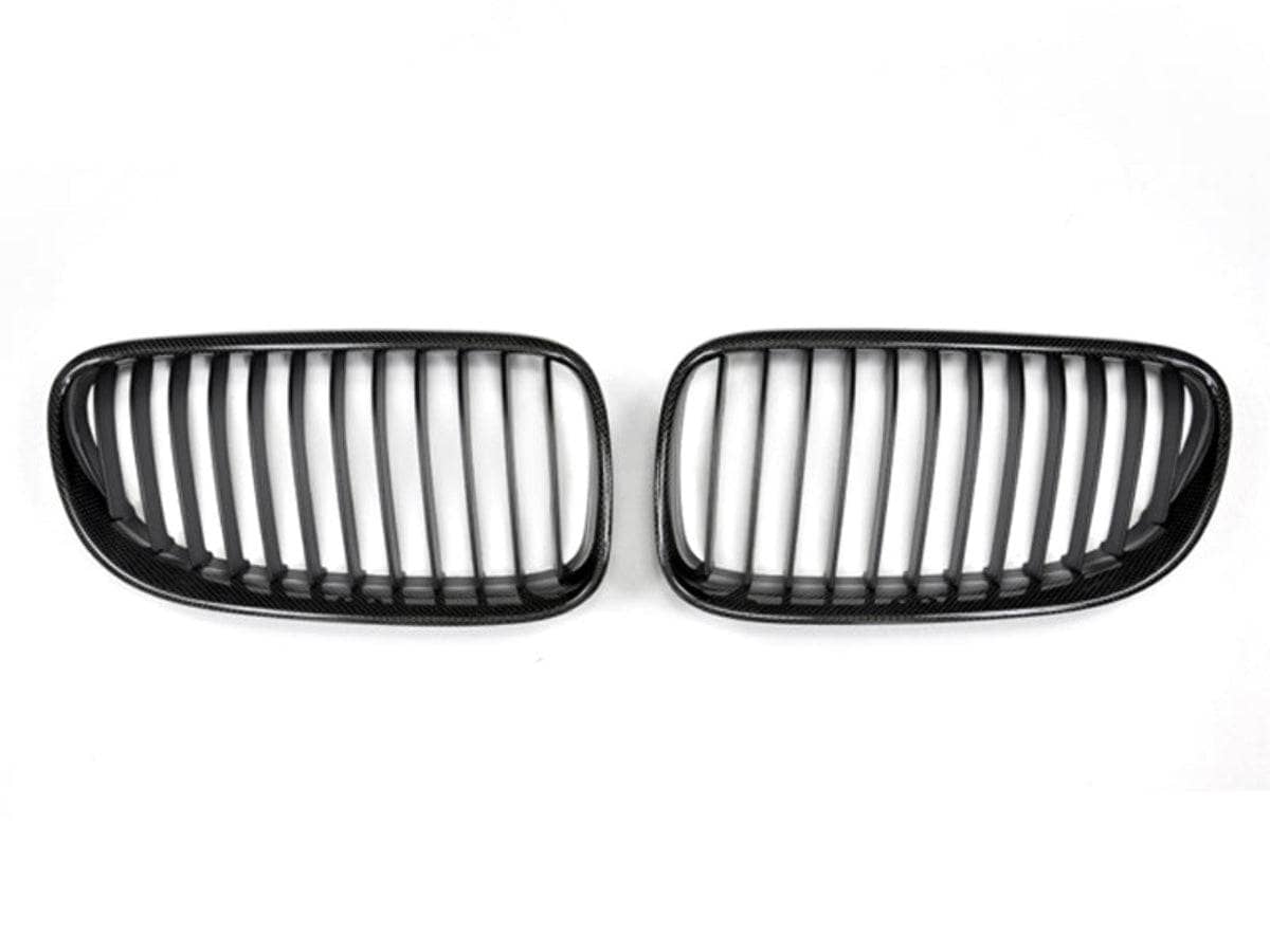 Kies-Motorsports AutoTecknic USA AutoTecknic Carbon Fiber Front Grille Set - BMW E92 Coupe | E93 Cabrio | 3-Series LCI