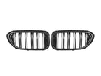 Kies-Motorsports AutoTecknic USA AutoTecknic Carbon Fiber Front Grille Set - BMW G30 5-Series Pre-LCI M Dual-Slats Design