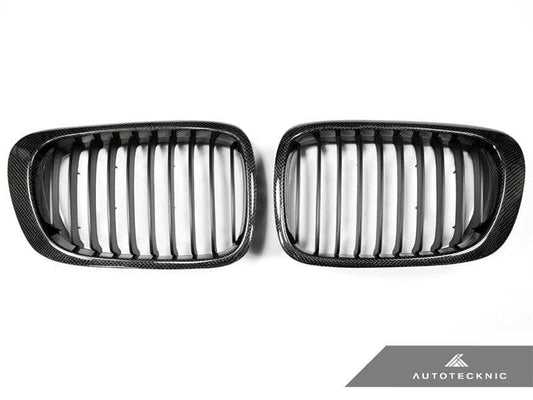 Kies-Motorsports AutoTecknic USA AutoTecknic Carbon Fiber Front Grille Set - E46 3-Series Coupe Pre-Facelift | M3