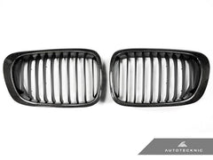 Kies-Motorsports AutoTecknic USA AutoTecknic Carbon Fiber Front Grille Set - E46 3-Series Coupe Pre-Facelift | M3