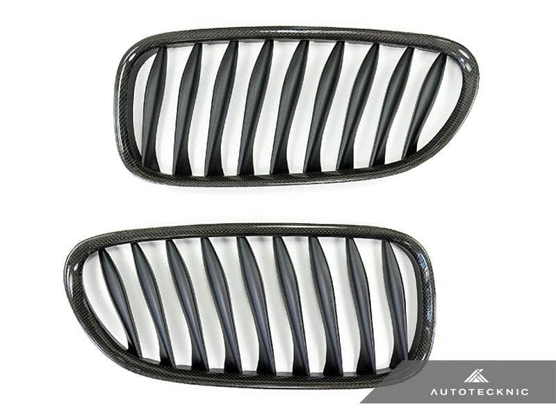 Kies-Motorsports AutoTecknic USA AutoTecknic Carbon Fiber Front Grille Set - E85 Z4 / Z4M