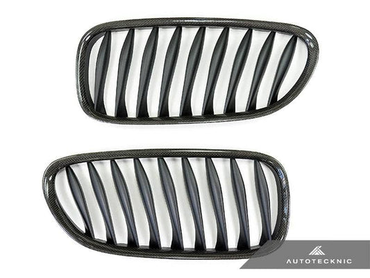 Kies-Motorsports AutoTecknic USA AutoTecknic Carbon Fiber Front Grille Set - E85 Z4 / Z4M