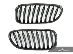 Kies-Motorsports AutoTecknic USA AutoTecknic Carbon Fiber Front Grille Set - E85 Z4 / Z4M