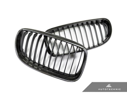 Kies-Motorsports AutoTecknic USA AutoTecknic Carbon Fiber Front Grille Set - E90/ E91 3-Series LCI