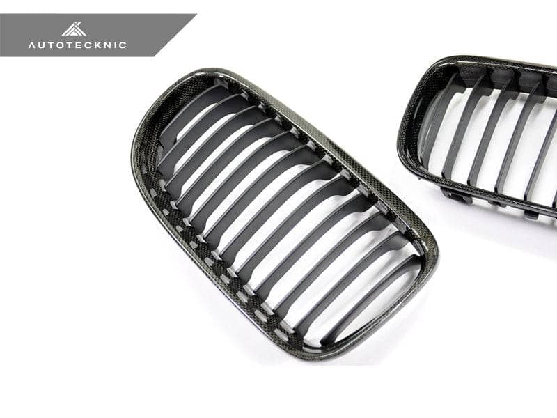 Kies-Motorsports AutoTecknic USA AutoTecknic Carbon Fiber Front Grille Set - E90/ E91 3-Series LCI