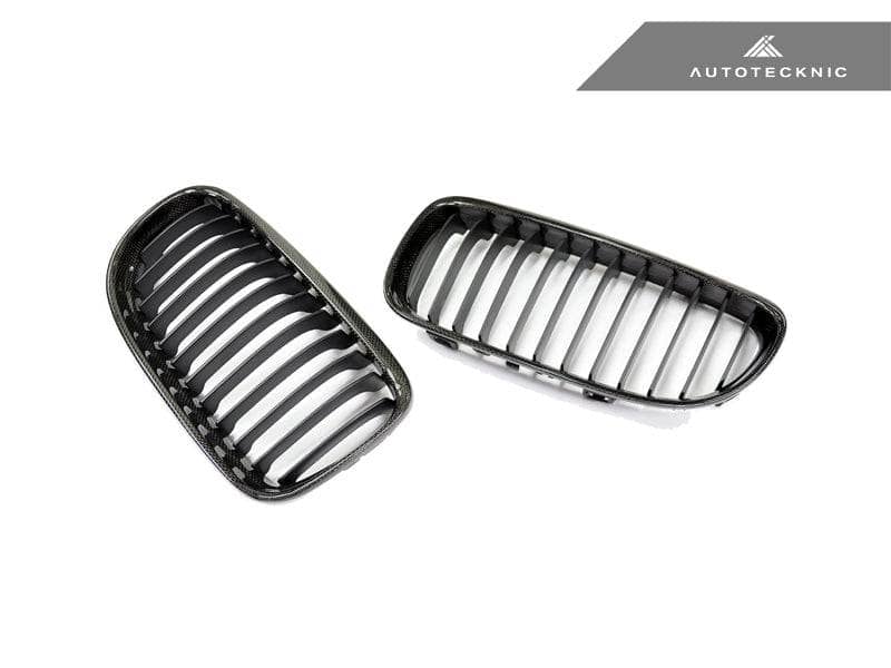 Kies-Motorsports AutoTecknic USA AutoTecknic Carbon Fiber Front Grille Set - E90/ E91 3-Series LCI