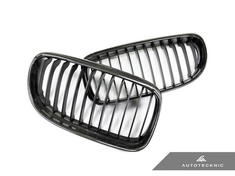 Kies-Motorsports AutoTecknic USA AutoTecknic Carbon Fiber Front Grille Set - E90/ E91 3-Series LCI