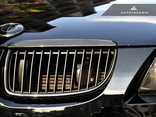 Kies-Motorsports AutoTecknic USA AutoTecknic Carbon Fiber Front Grille Set - E90 Sedan / E91 Wagon | 3 Series