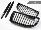 Kies-Motorsports AutoTecknic USA AutoTecknic Carbon Fiber Front Grille Set - E90 Sedan / E91 Wagon | 3 Series