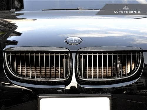 Kies-Motorsports AutoTecknic USA AutoTecknic Carbon Fiber Front Grille Set - E90 Sedan / E91 Wagon | 3 Series