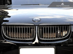 Kies-Motorsports AutoTecknic USA AutoTecknic Carbon Fiber Front Grille Set - E90 Sedan / E91 Wagon | 3 Series