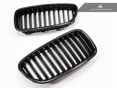 Kies-Motorsports AutoTecknic USA AutoTecknic Carbon Fiber Front Grille Set - F10 Sedan/ F11 Wagon | 5-Series Main image
