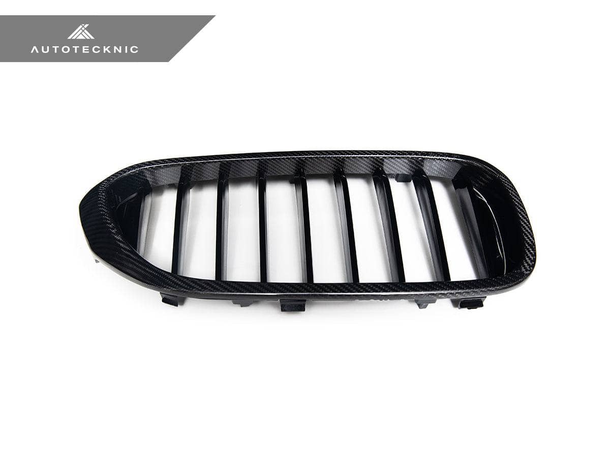 Kies-Motorsports AutoTecknic USA AutoTecknic Carbon Fiber Front Grille Set - G30 5-Series Pre-LCI