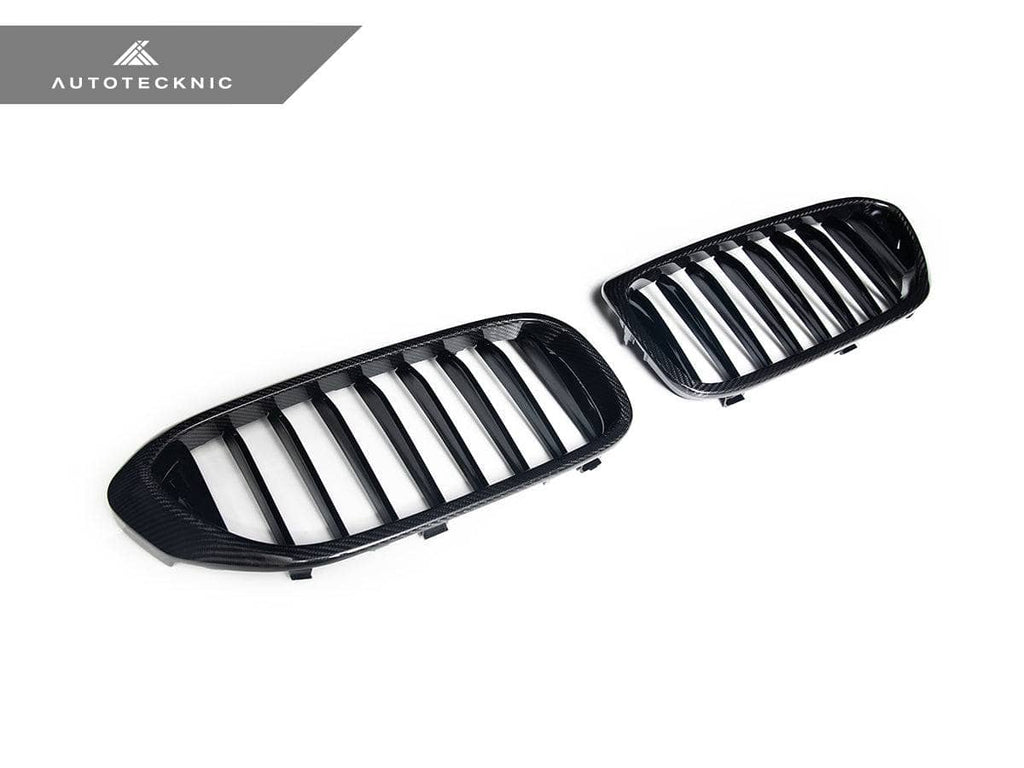 Kies-Motorsports AutoTecknic USA AutoTecknic Carbon Fiber Front Grille Set - G30 5-Series Pre-LCI