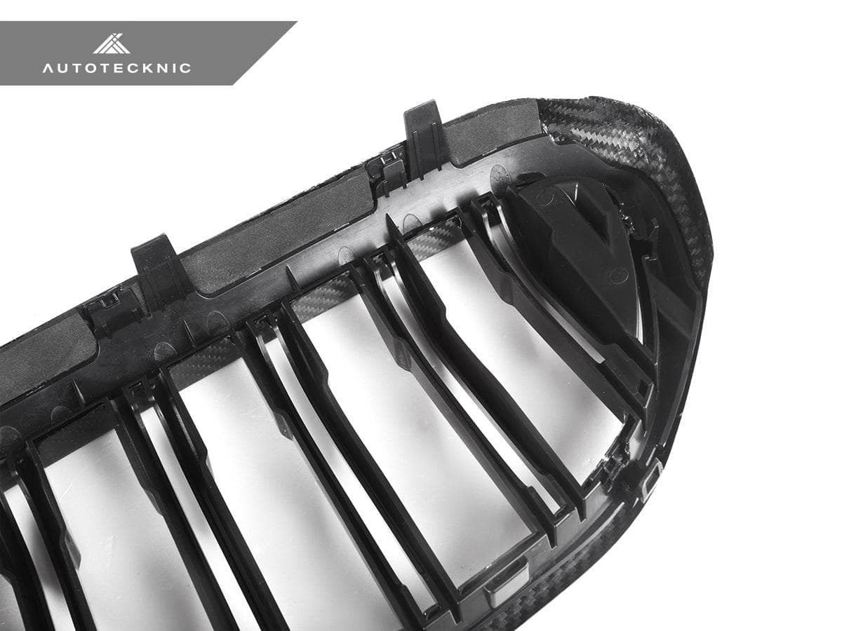 Kies-Motorsports AutoTecknic USA AutoTecknic Carbon Fiber Front Grille Set - G30 5-Series Pre-LCI
