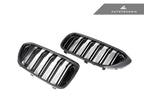 Kies-Motorsports AutoTecknic USA AutoTecknic Carbon Fiber Front Grille Set - G30 5-Series Pre-LCI