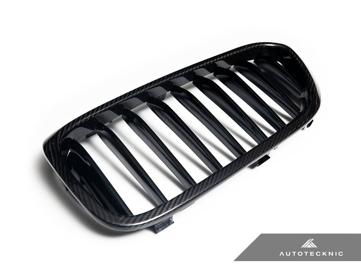 Kies-Motorsports AutoTecknic USA AutoTecknic Carbon Fiber Front Grille Set - G30 5-Series Pre-LCI