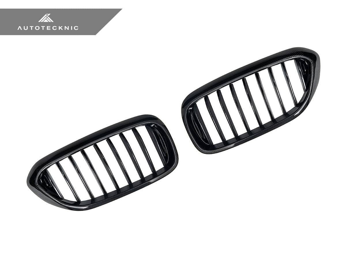 Kies-Motorsports AutoTecknic USA AutoTecknic Carbon Fiber Front Grille Set - G30 5-Series Pre-LCI
