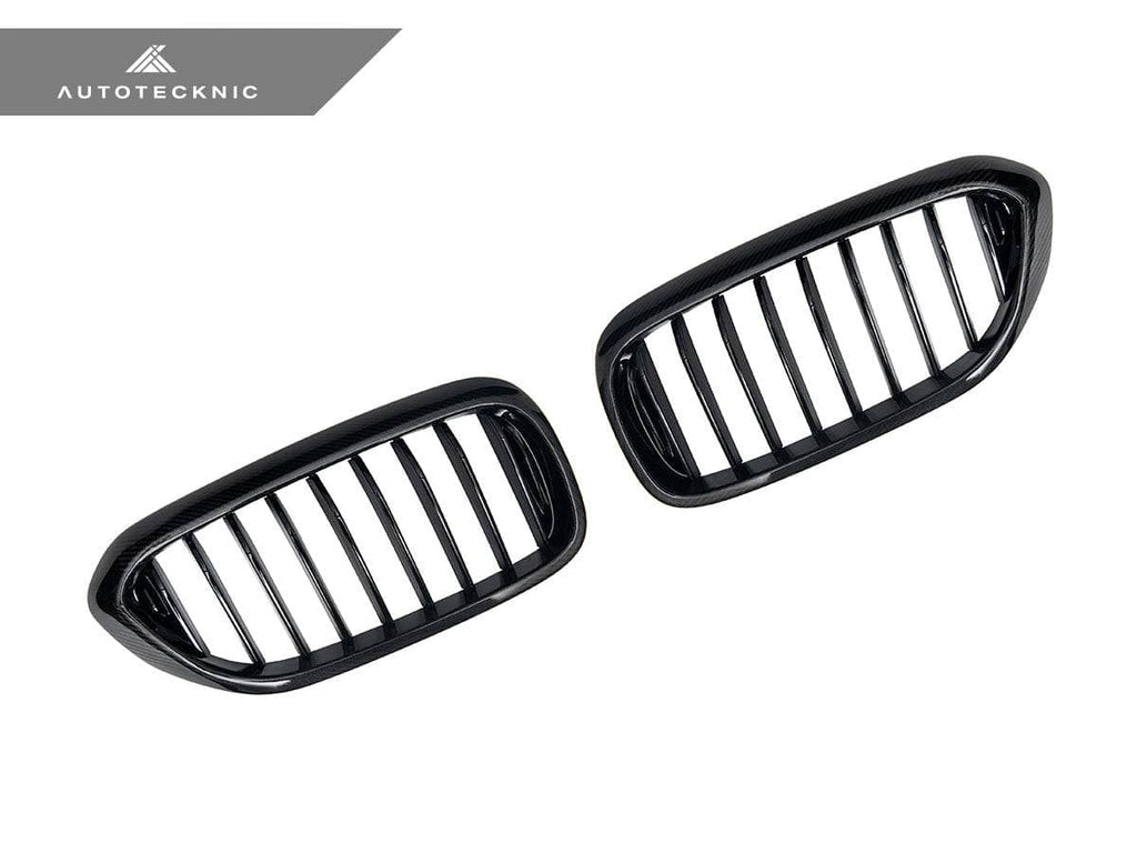 Kies-Motorsports AutoTecknic USA AutoTecknic Carbon Fiber Front Grille Set - G30 5-Series Pre-LCI