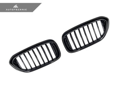 Kies-Motorsports AutoTecknic USA AutoTecknic Carbon Fiber Front Grille Set - G30 5-Series Pre-LCI