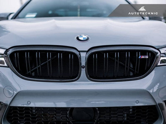 Kies-Motorsports AutoTecknic USA AutoTecknic Carbon Fiber Front Grille Surround Set - F90 M5
