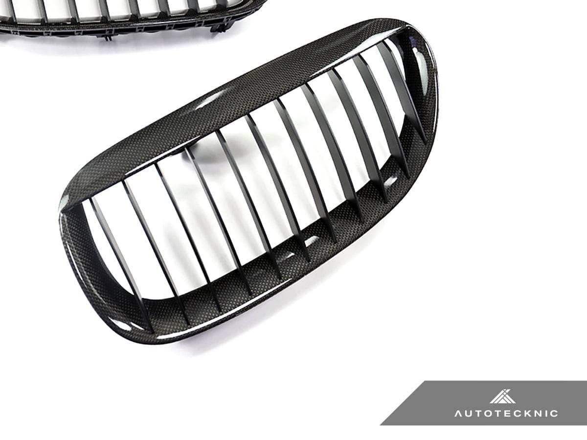 AutoTecknic Carbon Fiber Front Kidney Grille Pair - BMW E63 6 Series (2004-2010) / E64 6 Series (2005-2010) / E63 M6 (2006-2010) / E64 M6 (2007-2010) Secondary image