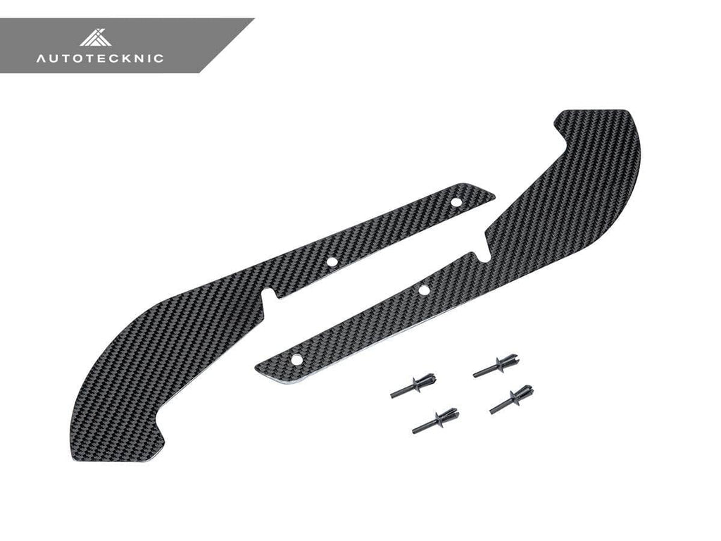 Kies-Motorsports AutoTecknic USA AutoTecknic Carbon Fiber Front Splash Guards - BMW F80 M3 | F82/ F83 M4