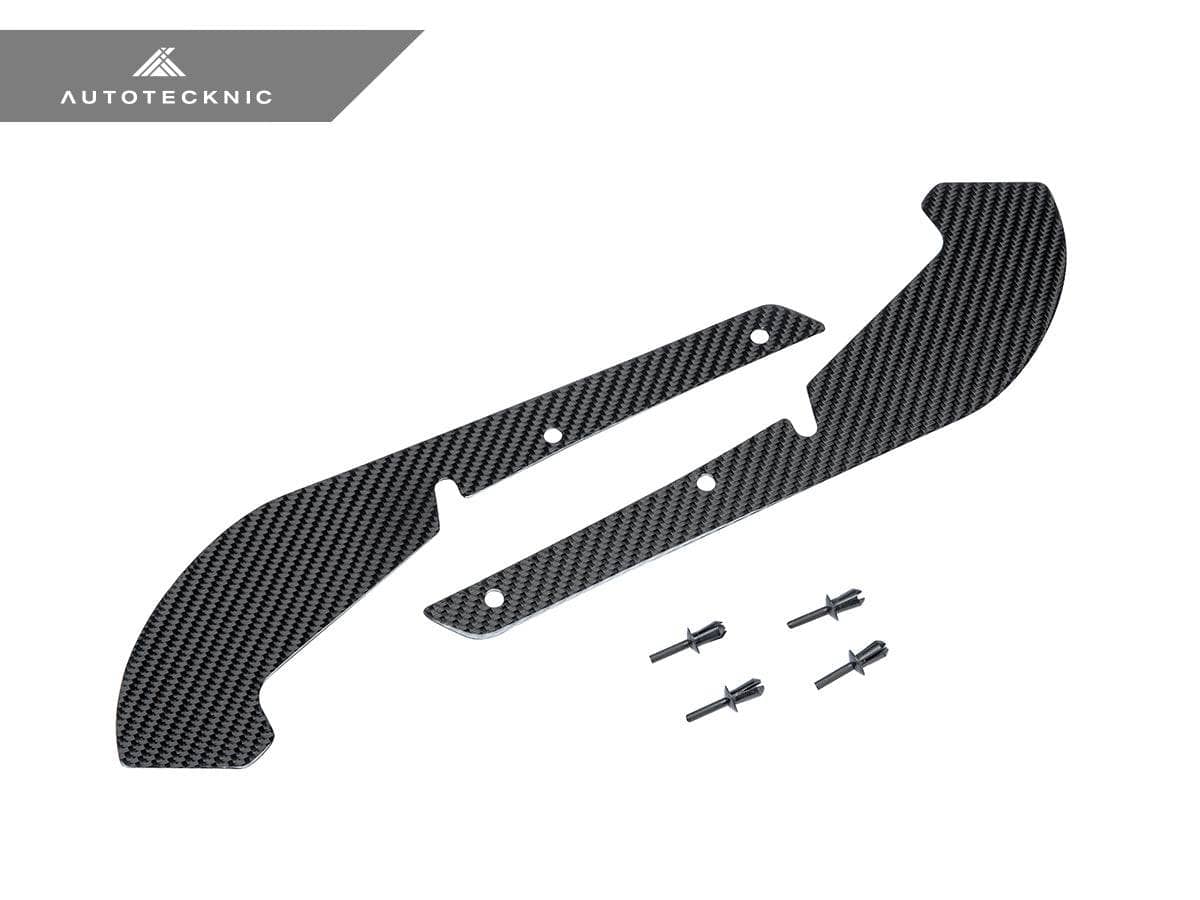 Kies-Motorsports AutoTecknic USA AutoTecknic Carbon Fiber Front Splash Guards - BMW F80 M3 | F82/ F83 M4