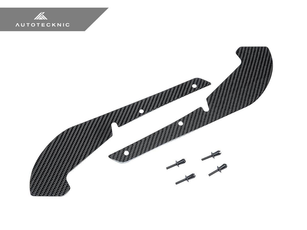 Kies-Motorsports AutoTecknic USA AutoTecknic Carbon Fiber Front Splash Guards - F80 M3 | F82/ F83 M4