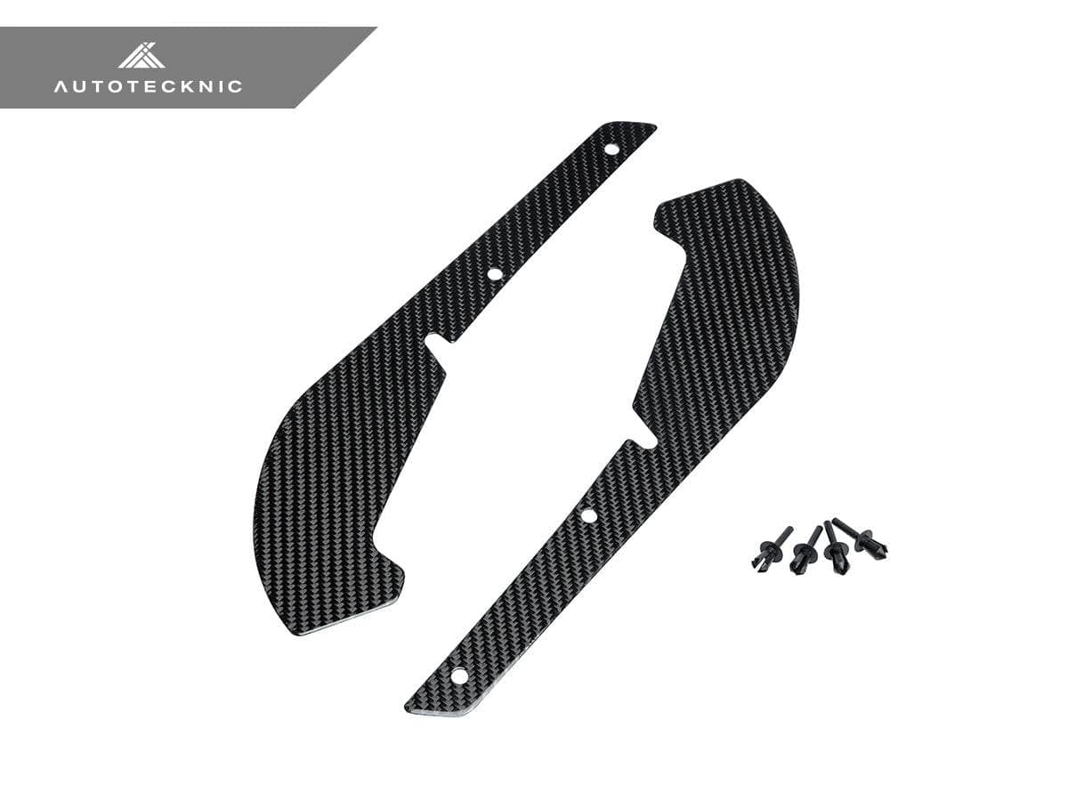 Kies-Motorsports AutoTecknic USA AutoTecknic Carbon Fiber Front Splash Guards - F80 M3 | F82/ F83 M4