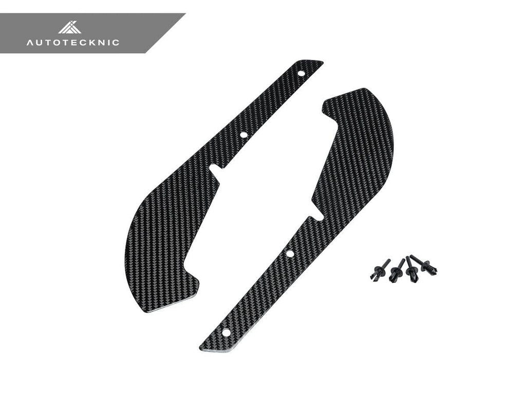Kies-Motorsports AutoTecknic USA AutoTecknic Carbon Fiber Front Splash Guards - F80 M3 | F82/ F83 M4