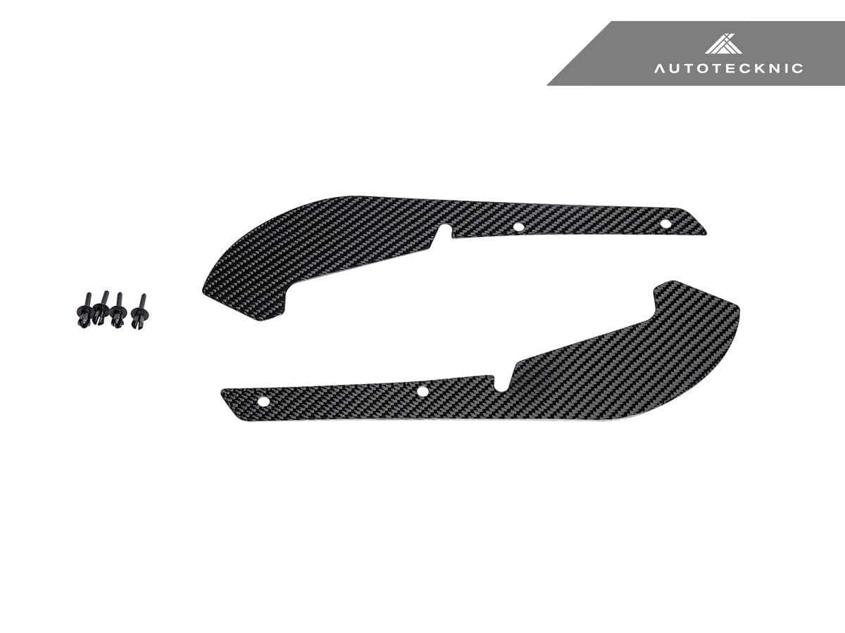 Kies-Motorsports AutoTecknic USA AutoTecknic Carbon Fiber Front Splash Guards - F80 M3 | F82/ F83 M4