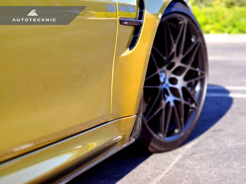 Kies-Motorsports AutoTecknic USA AutoTecknic Carbon Fiber Front Splash Guards - F80 M3 | F82/ F83 M4 Main image