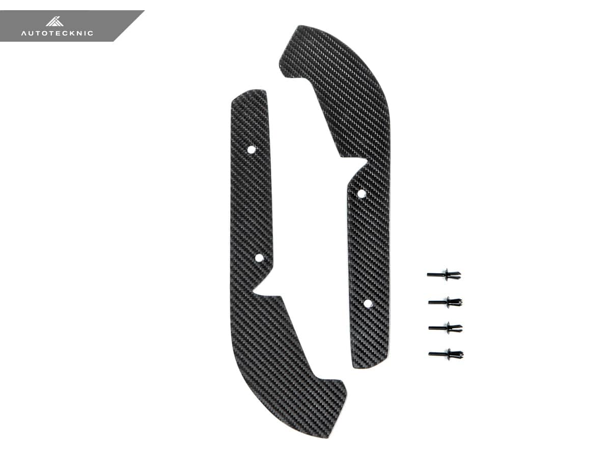 Kies-Motorsports AutoTecknic USA AutoTecknic Carbon Fiber Front Splash Guards - F87 M2 | M2 Competition