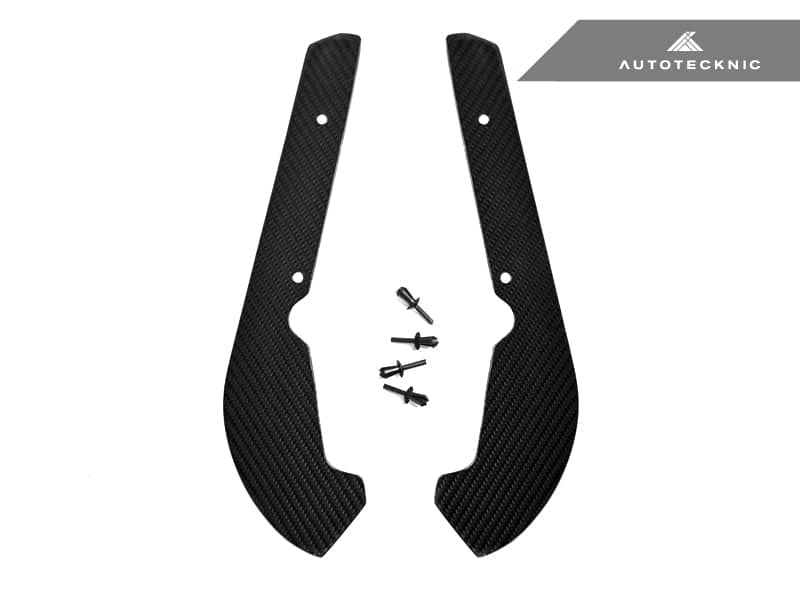 Kies-Motorsports AutoTecknic USA AutoTecknic Carbon Fiber Front Splash Guards - F87 M2 | M2 Competition