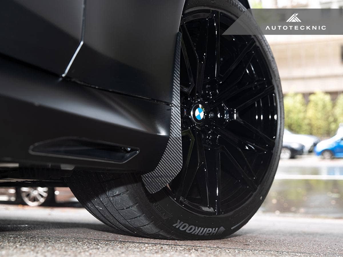 Kies-Motorsports AutoTecknic USA AutoTecknic Carbon Fiber Front Splash Guards - G90/ G99 M5