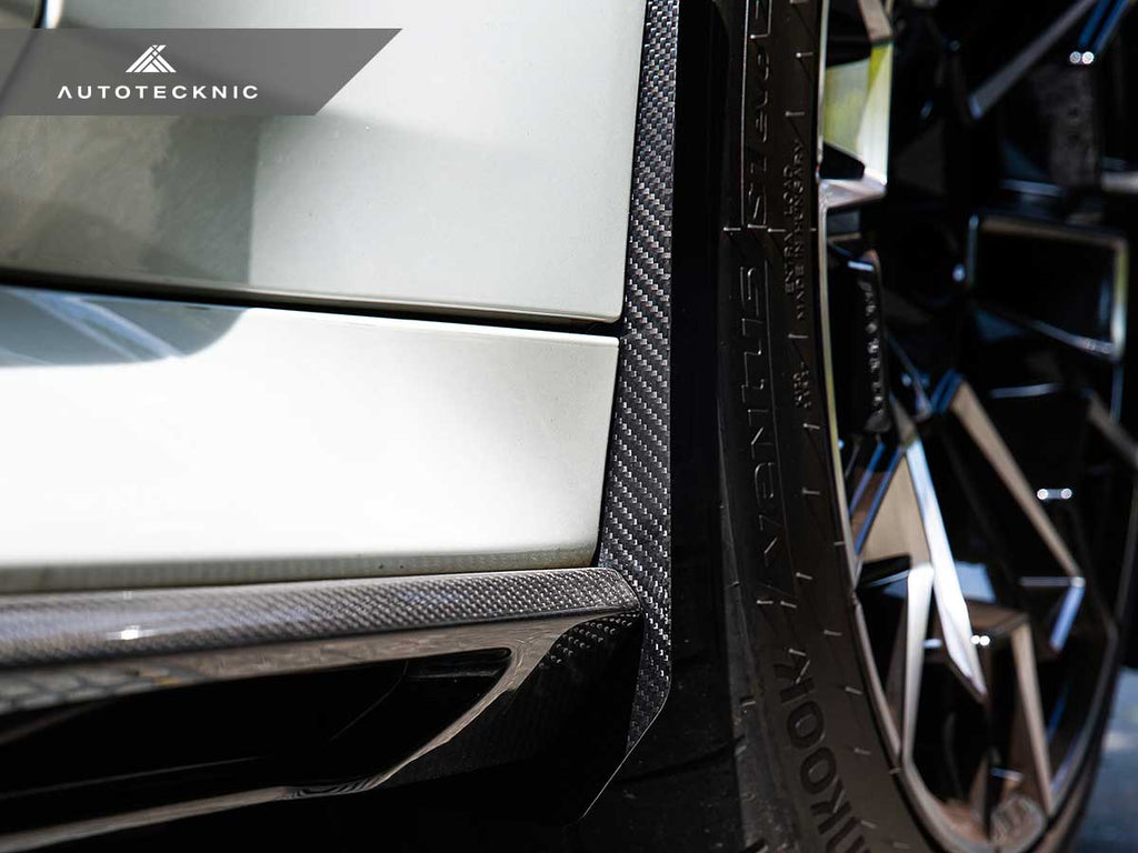 Kies-Motorsports AutoTecknic USA AutoTecknic Carbon Fiber Front Splash Guards - G90/ G99 M5